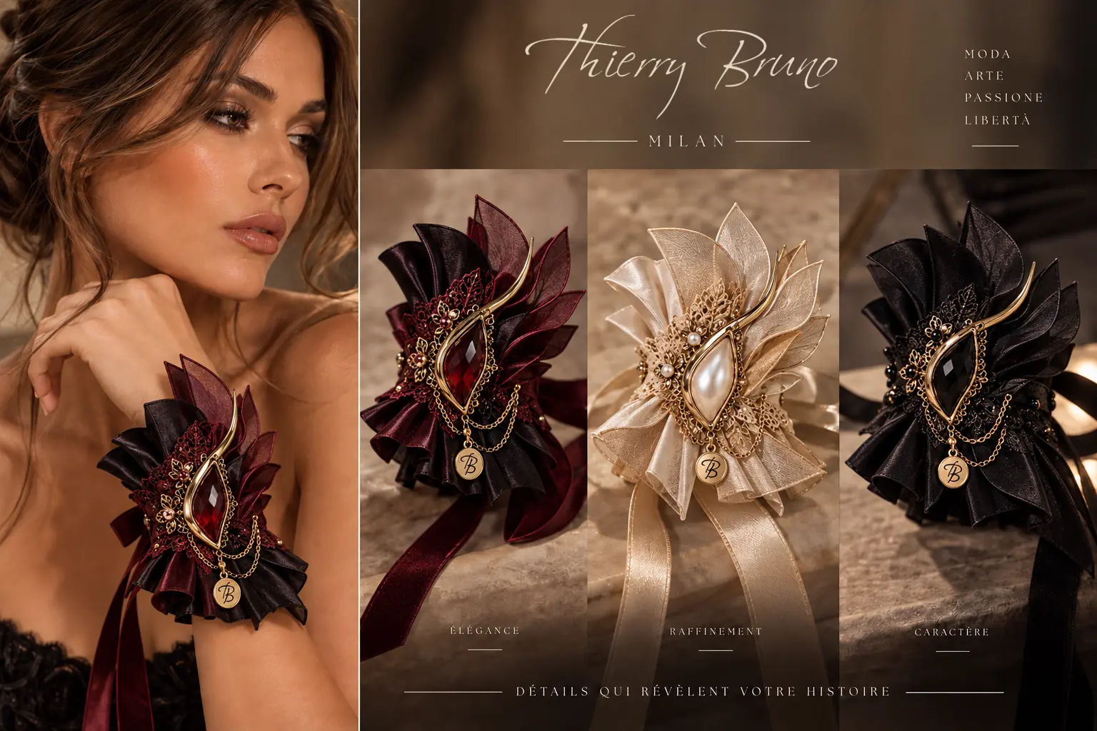 Bracciale couture Thierry Bruno